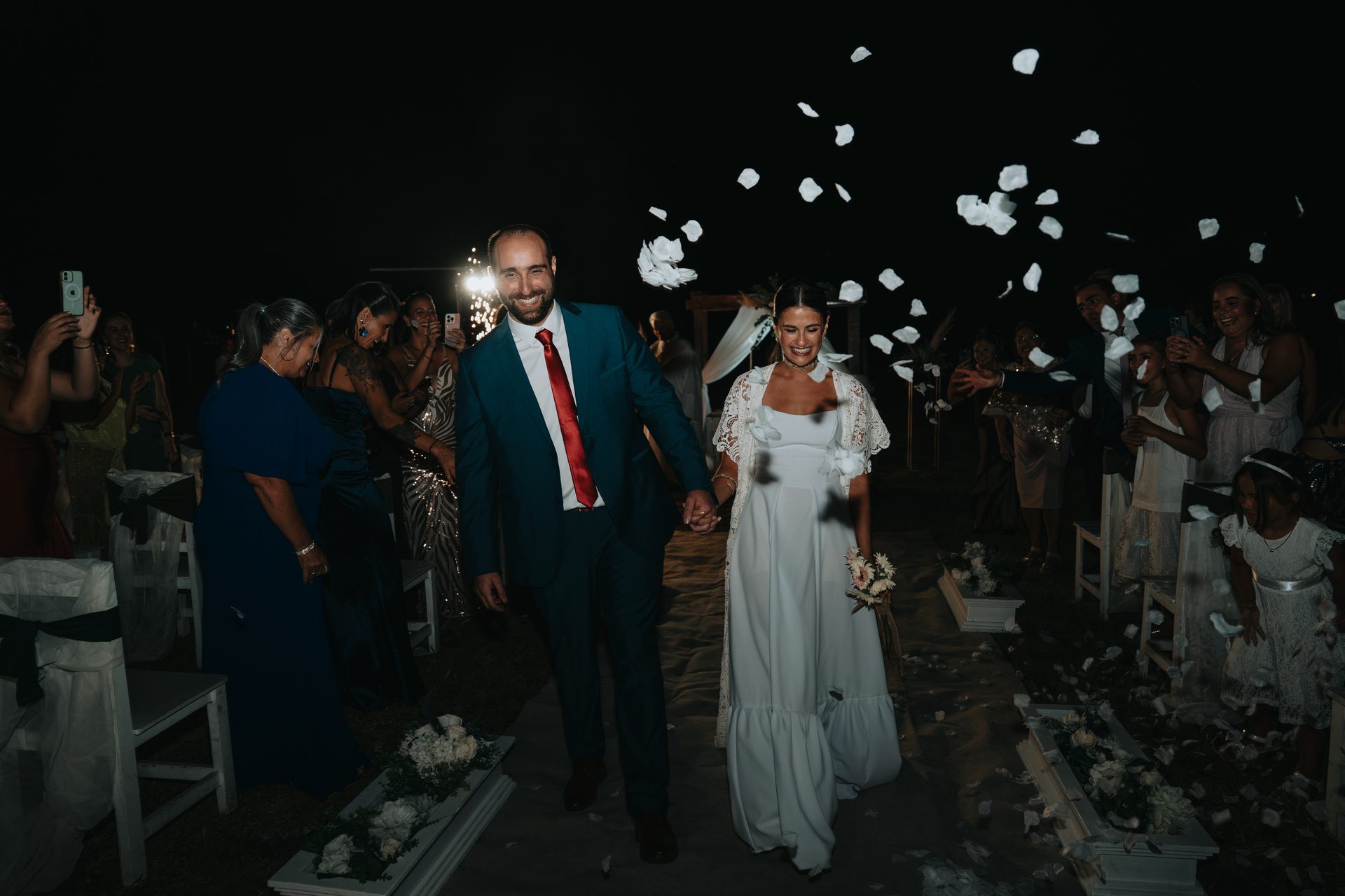 Fotografía de boda: pareja en ceremonia